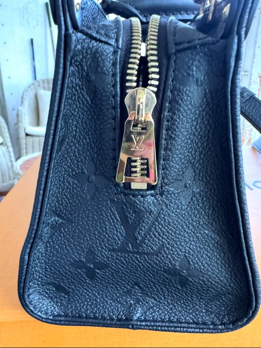 Louis Vuitton Black OnTheGo East West bag